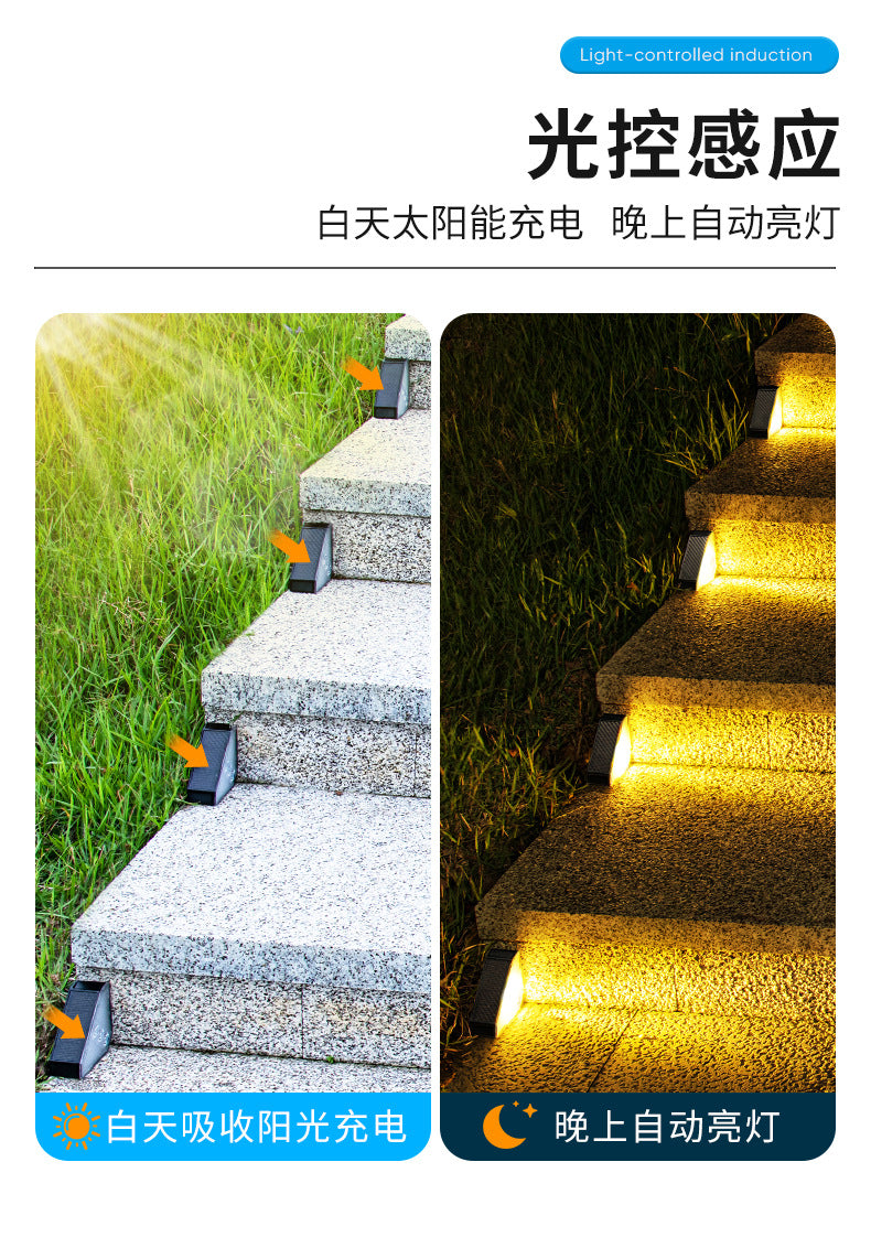 太阳能楼梯转角灯